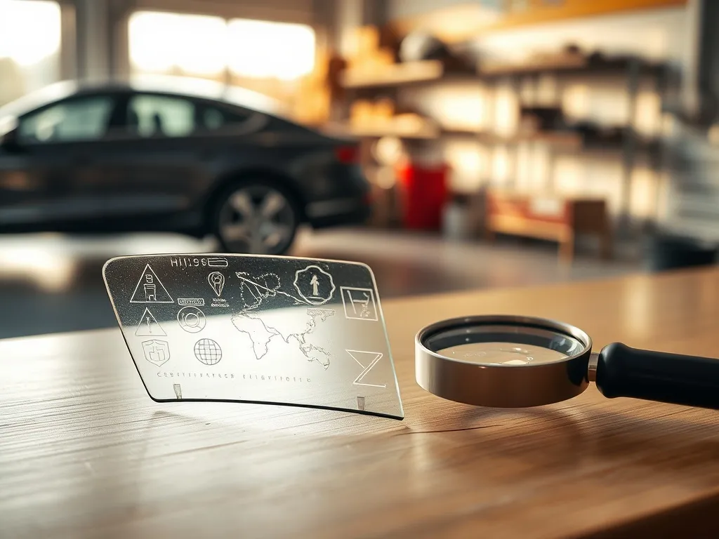 Oznaczenia na szybach samochodowych – co oznaczają?