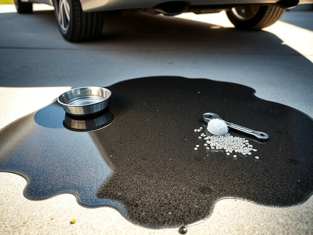 Plama oleju pod autem – przyczyny i jak ją usunąć?