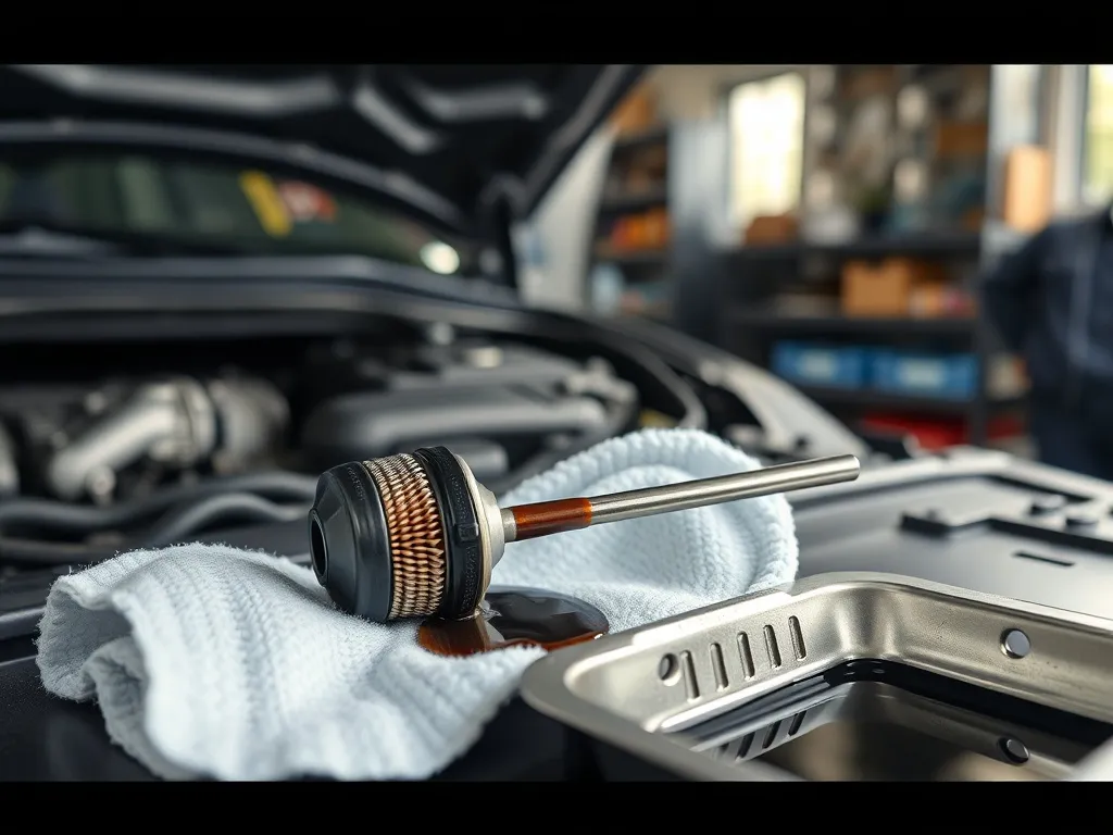 Czarny olej w silniku benzynowym – przyczyny i rozwiązania